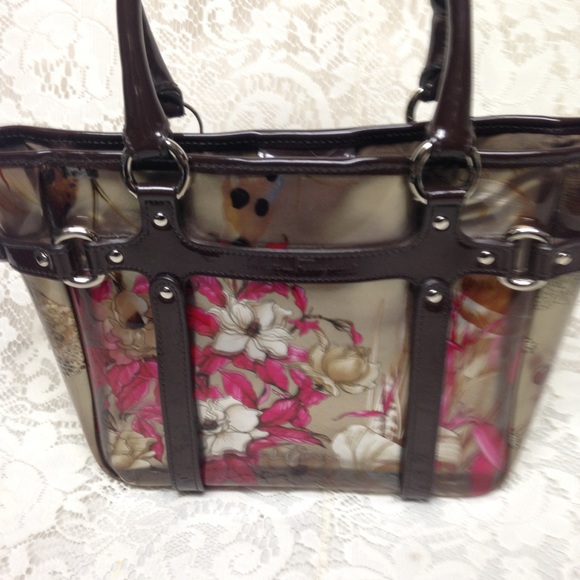 Vintage Ferragamo Floral Tote-Handbag